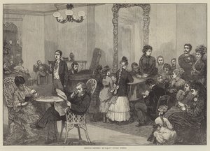 Amerikaanse schetsen, hotelleven, zondagavond