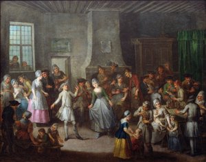 Interieur van een taverne