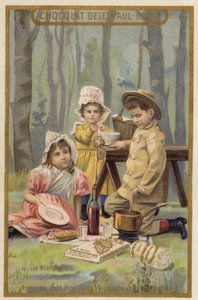 Picknick van kinderen