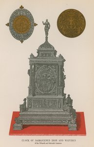 Klok van Gedamasceerd IJzer en Horloges
