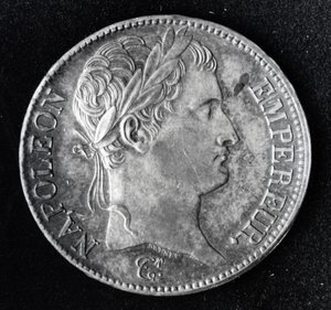 Munt met afbeelding van Napoleon I (1769-1821) (metaal)