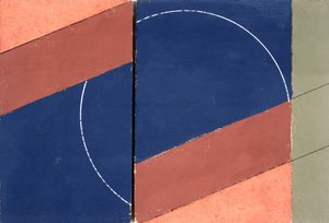 Schilderij - Onderbroken Cirkel, 2000