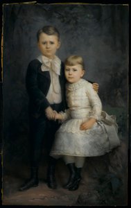Portret van Twee Kinderen, 1891