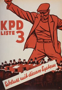 Verkiezingsposter van de Communistische Partij, 1932