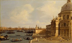 Venetië: Santa Maria della Salute, c.1740