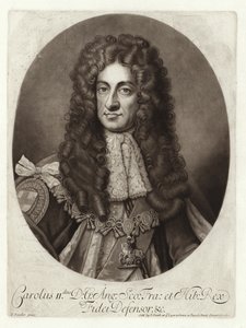 Portret van koning Karel II