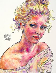 Portret van een vrouw, Een ogenblik