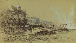 Niagara-watervallen, 1862