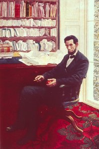 Portret van Abraham Lincoln