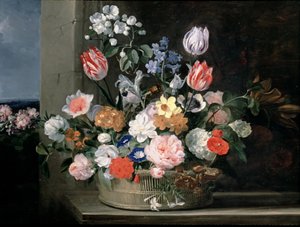 Bloemen in een Mand, 1650-56