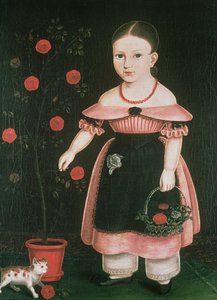 Klein meisje in lavendel, c.1840
