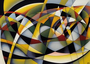 abstract: zilver-gele curve 6