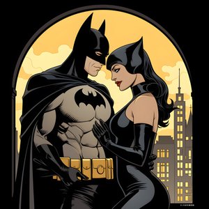 Batman en Catwoman