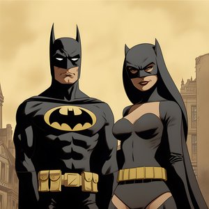 Batman en Catwoman