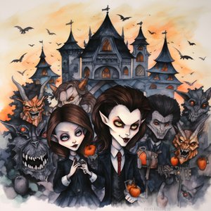 Halloween met vampieren en weerwolven 2