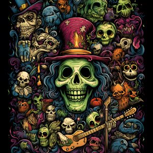 Monsters spelen instrumenten 4