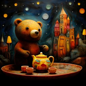Teddybeer en honingpot 1