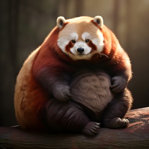 Rode panda en obese mensenkind 4