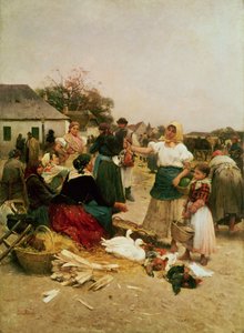 De Pluimveemarkt, 1885