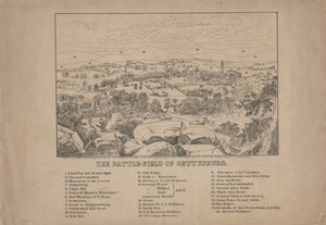 Het slagveld van Gettysburg, ca. 1867