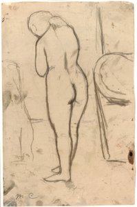 Tekening voor staande naakt, c.1879