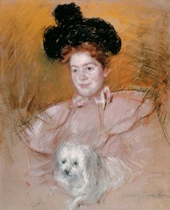 Vrouw met een hond