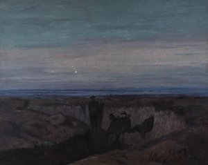 Dageraad op de Ouse Trench, 1918
