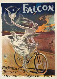 Poster reclame voor Falcon fietsen, c.1894