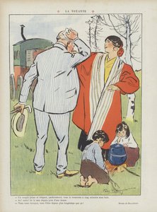 De ziener. Illustratie voor Le Rire