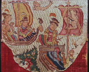 Tapijt met Indo-Portugese motieven, Safavid-dynastie