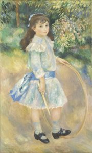 Meisje met een Hoepel, 1885