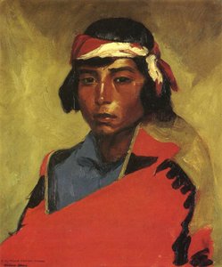 Jongen uit de Tesuque Pueblo, 1916