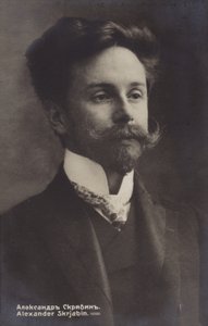 Portret van Alexander Skrjabin