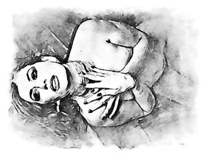 Liggende vrouw
