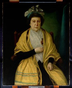 Portret van een oude vrouw