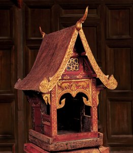 Model van een Lanna-tempel