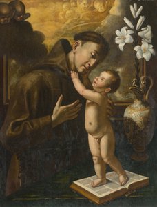 Sint Antonius van Padua met Baby Jezus
