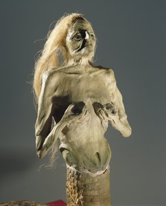 Half-vrouw, half-slang wezen, nakomeling van Melusine, 1900