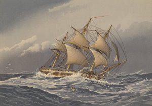 Een fregat met 28 kanonnen, circa 1794