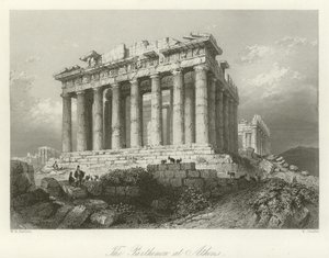 Het Parthenon in Athene