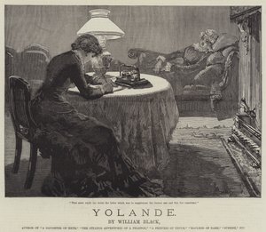 Yolande, door William Black