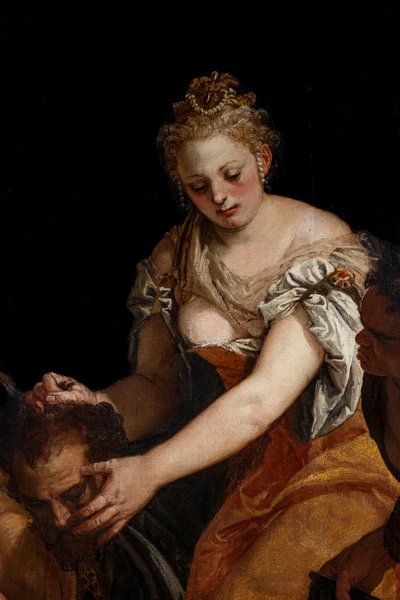 Judith met het hoofd van Holofernes (detail) door (1528 88) Veronese