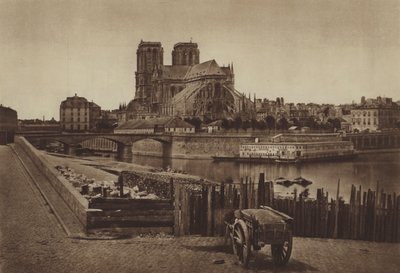 De apsis van de Notre-Dame door (after) French Photographer