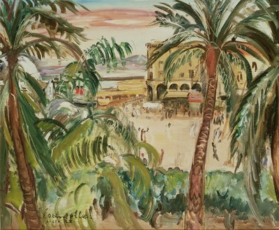 Algiers, Regeringsplein door Achille Emile Othon Friesz