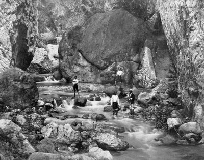 Cane River, Jamaica, ca. 1905 door Adolphe Duperly and Son