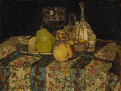 Stilleven: Fruit, c. 1880 door Adolphe Joseph Thomas Monticelli