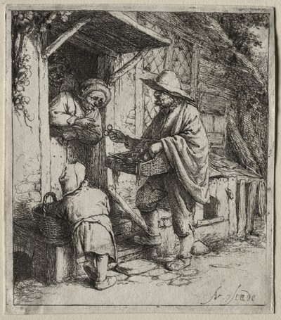 De Brillenverkoper door Adriaen Jansz. van Ostade