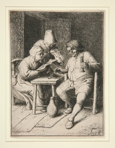 Het Concert door Adriaen van Ostade