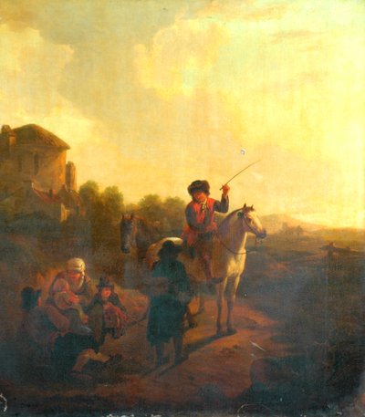 De weg vragen door Aelbert Cuyp