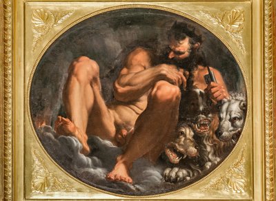 Pluto door Agostino Carracci